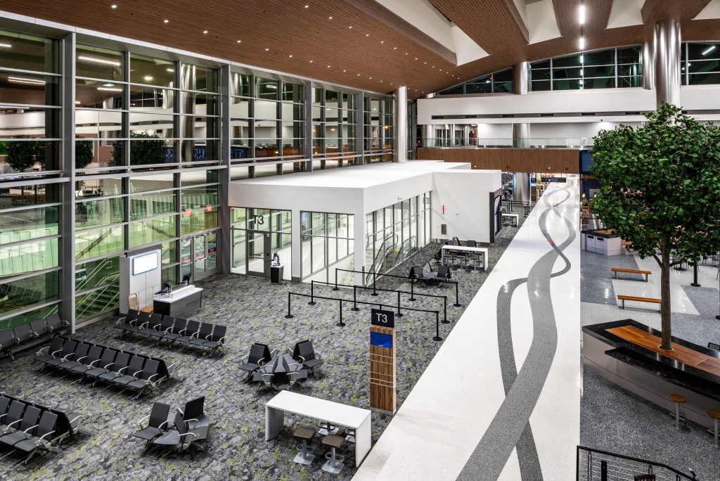 Nashville International Airport international arrivals facility and marketplace