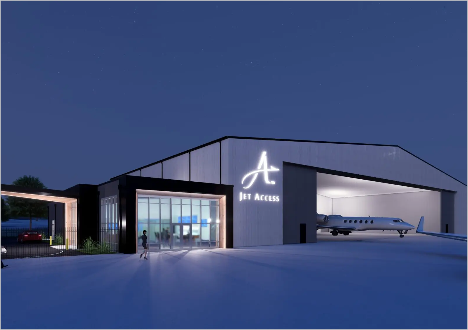 Airport Hangars, John C Tune Airport